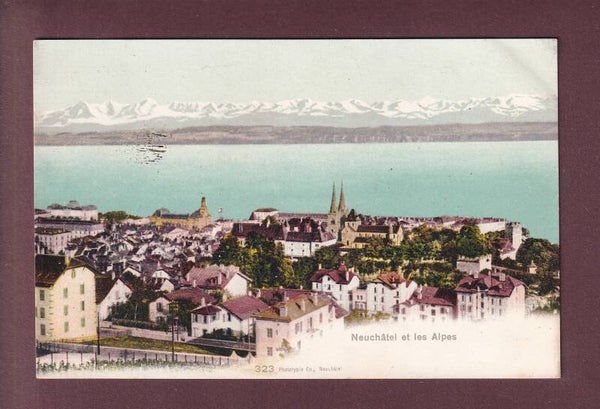 NEUCHÂTEL et les Alpes