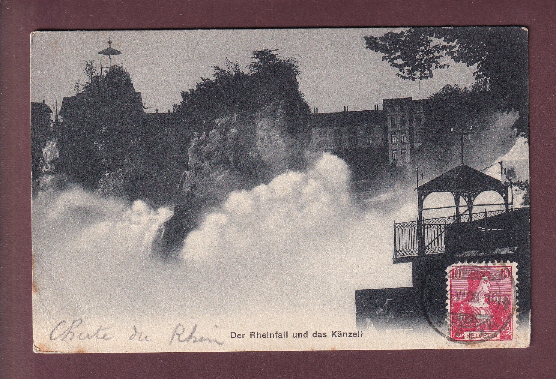 RHEINFALL - Känzeli - 1908
