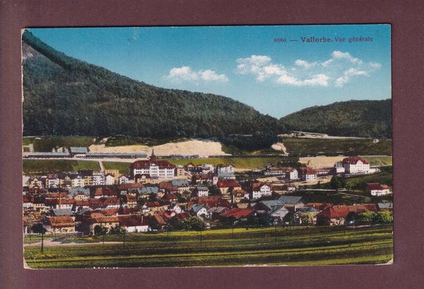 VALLORBE - 1915 // pli d'angle //