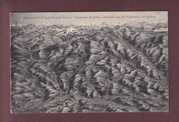 BODENSEE-TOGGENBURG-BAHN - 1910