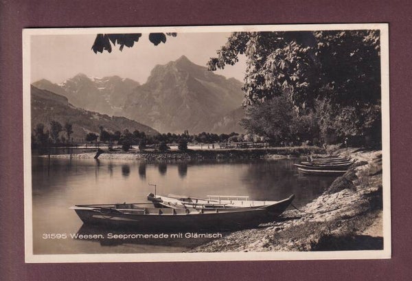 WEESEN - Seepromenade - Glärnisch - 1930