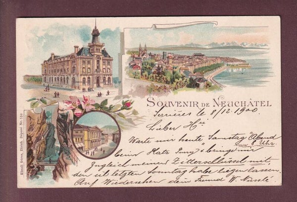 Souvenir de NEUCHÂTEL - 1900