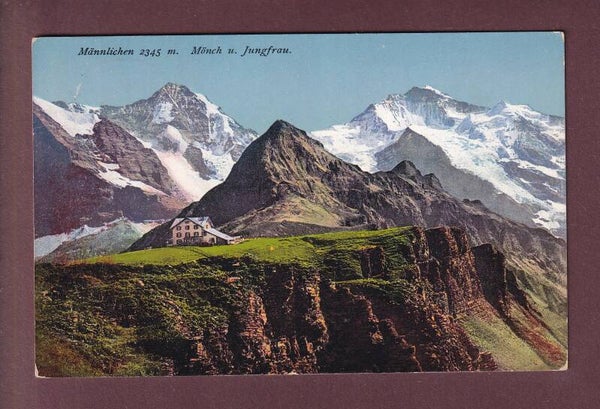 MÄNNLICHEN - Mönch - Jungfrau - 1912