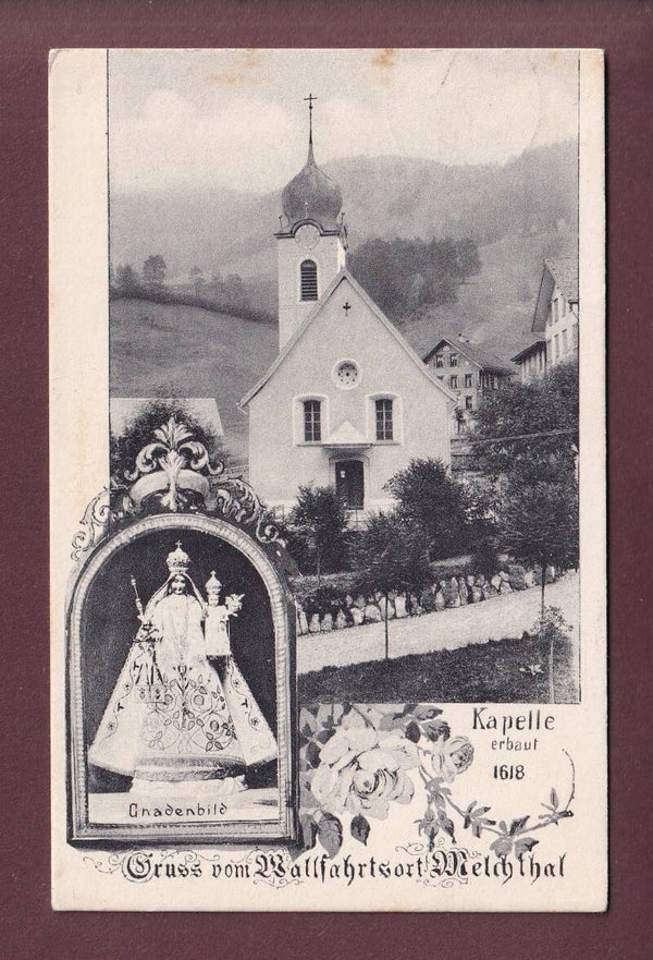 Gruss vom Wallfahrtsort MELCHTHAL - 1908