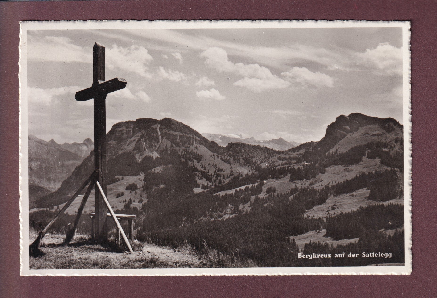 SATTELEGG - Bergkreuz - 1951