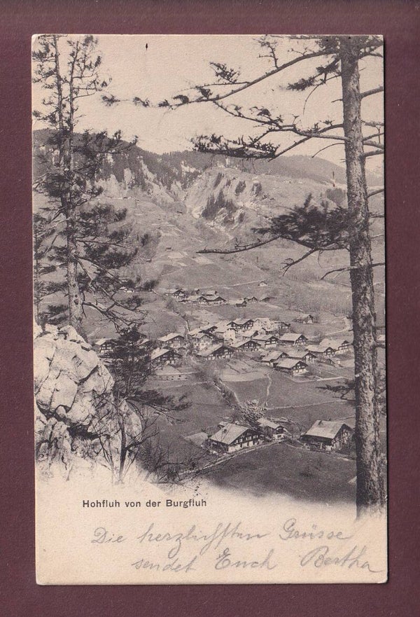HOHFLUH von der Burgfluh - 1904