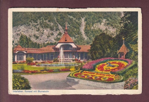 INTERLAKEN - Kursaal - Blumenuhr