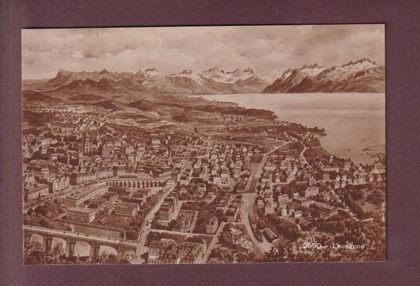 LAUSANNE et Environs - Vol d'oiseau