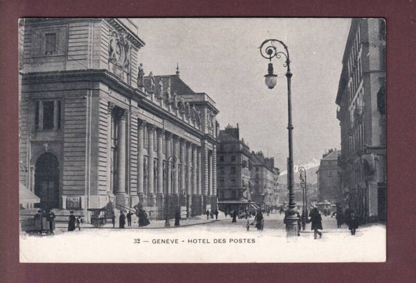 GENEVE - Hôtel des Postes