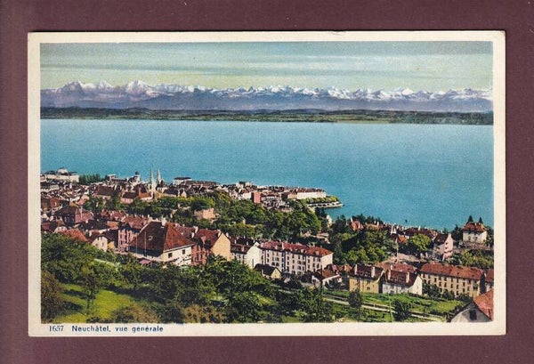 NEUCHÂTEL et les Alpes
