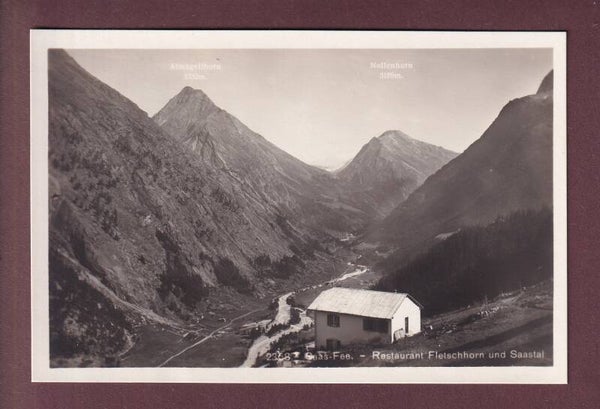 SAAS-FEE - Restaurant Fletschhorn - Saastal