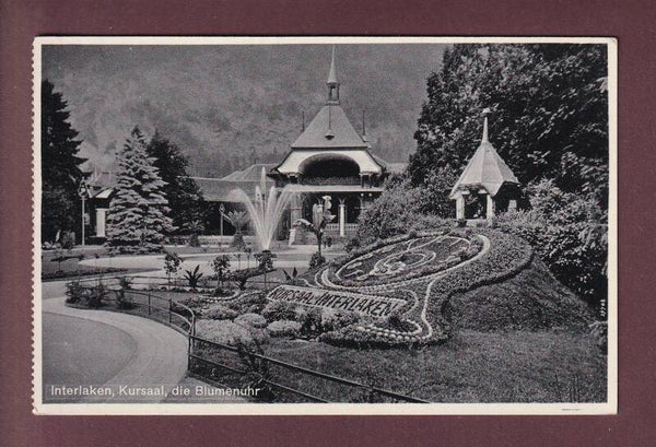 INTERLAKEN - Kursaal - Blumenuhr