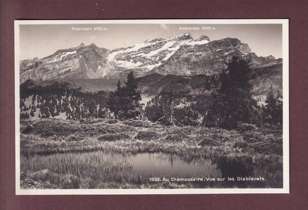 Au CHAMOSSAIRE - Vue sur les Diablerets