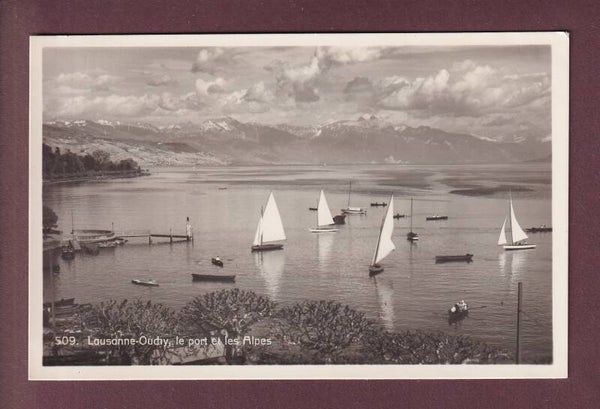 LAUSANNE - Ouchy et les Alpes