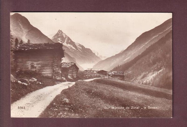 Sur la route de ZINAL - Besso