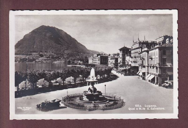 LUGANO - Quai - Auto