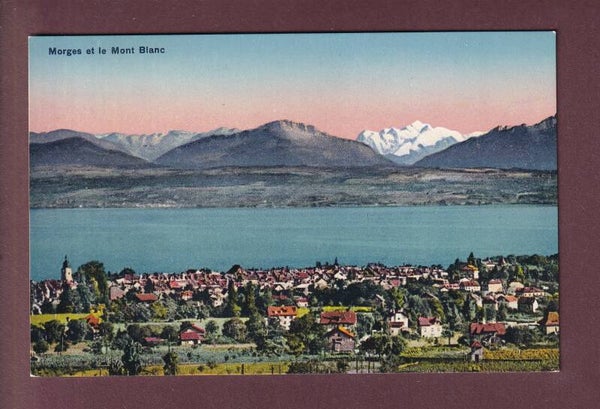 MORGES et le Mont-Blanc