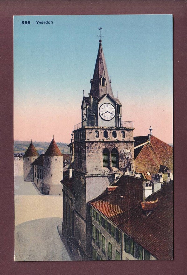 YVERDON - Eglise et Château