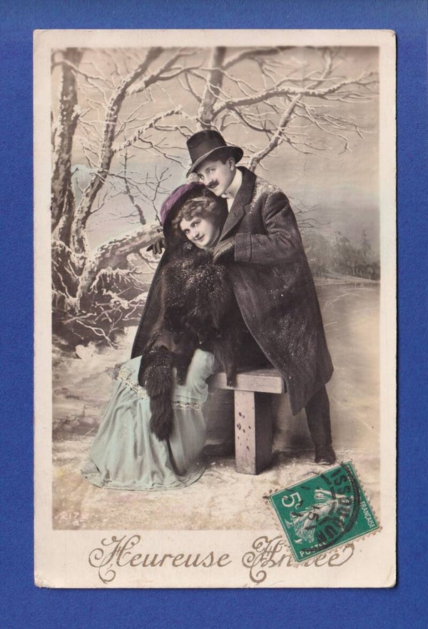 NOUVEL AN - Couple - 1911