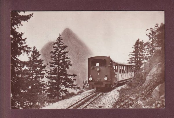 Chemin de fer des ROCHERS DE NAYE - Dent de Jaman - Train