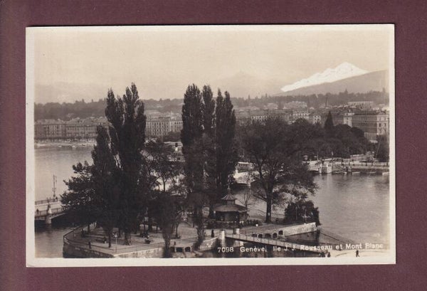 GENEVE - Île Rousseau