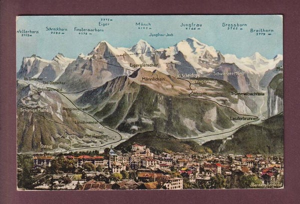BERNER OBERLAND - Vogelschau