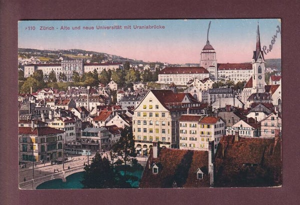 ZÜRICH - Alte und neue Universität - Uraniabrücke