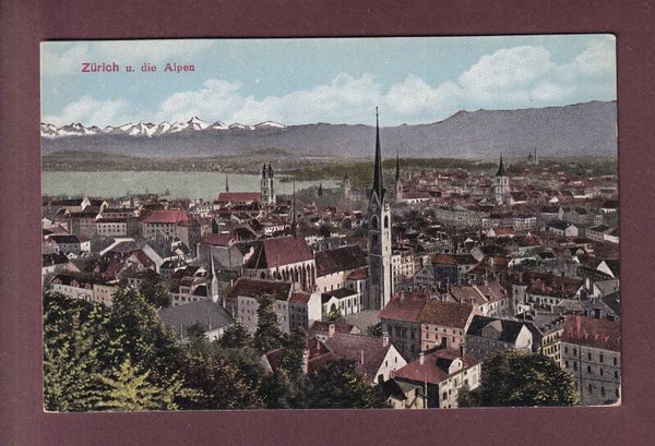ZÜRICH und die Alpen