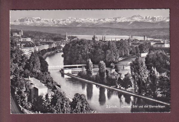 ZÜRICH - Limmat - Sihl - Glarneralpen