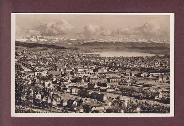 ZÜRICH und die Alpen