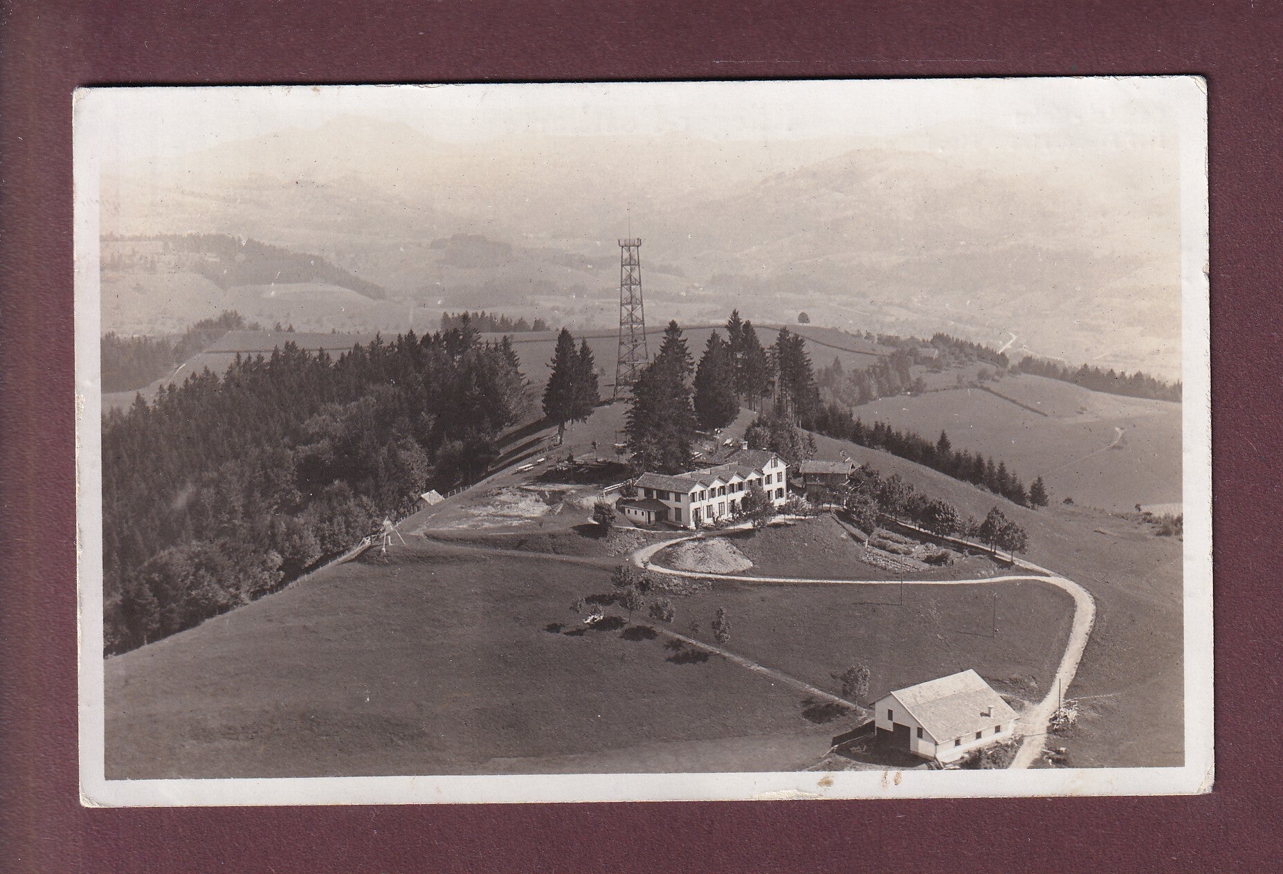 BACHTEL-KULM - Flieger-Postkarte - 1928