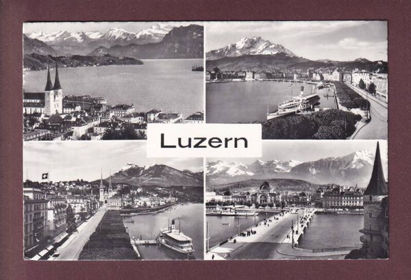 LUZERN - 4 Bilder - 1962