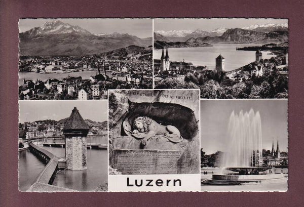 LUZERN - 5 Bilder - 1951