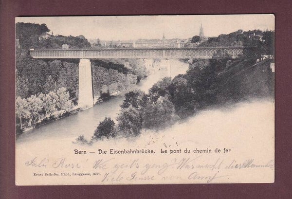 BERN - Eisenbahnbrücke - 1903