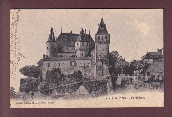 NYON - Le Château - 1909