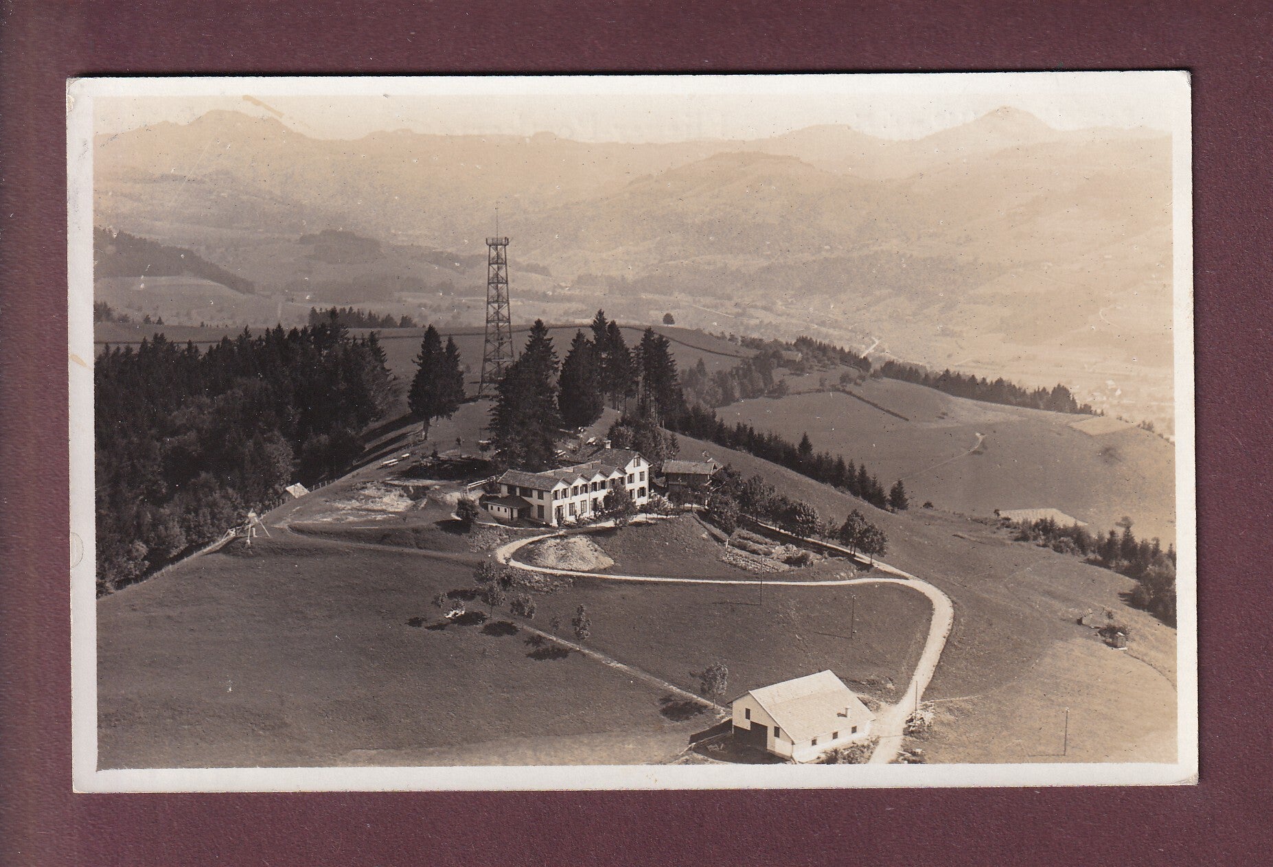 BACHTEL-KULM - Flieger-Postkarte - 1928