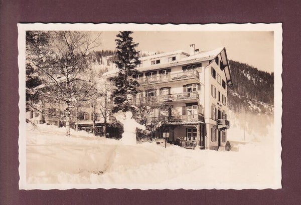 Davos - FRAUENKIRCH - Hotel Post - Schneefigur - 1931