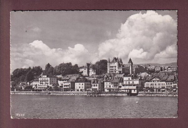 NYON depuis le lac - Feldpost