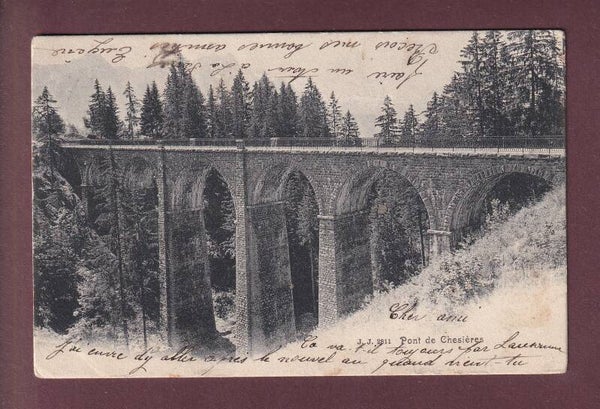 Pont de CHESIERES - 1904