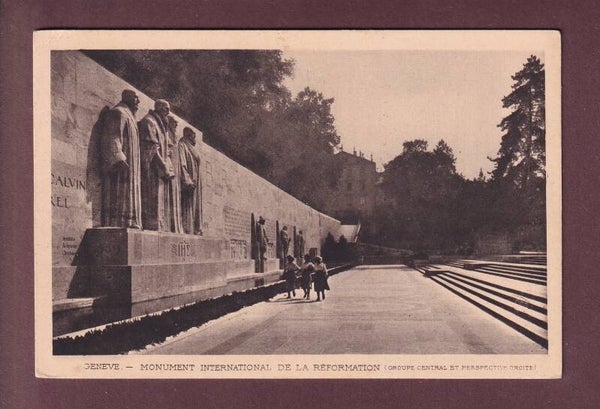 GENEVE - Monument de la Réformation - 1919