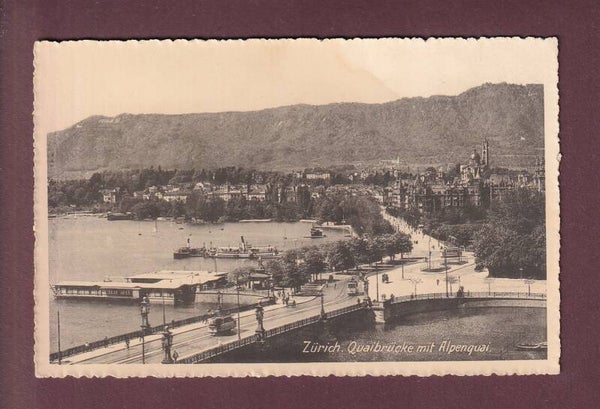 ZÜRICH - Quaibrücke - Alpenquai