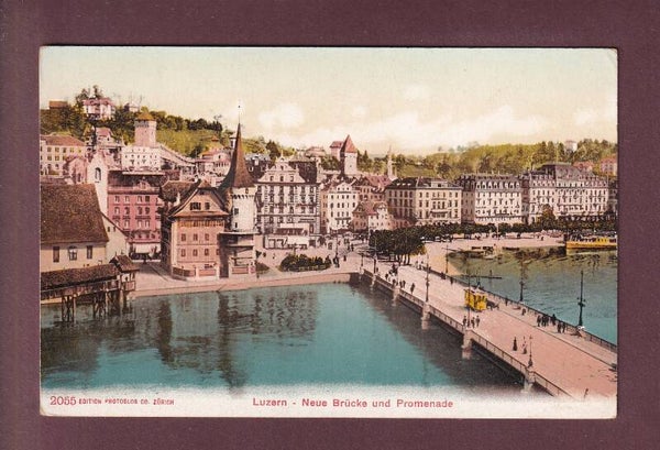 LUZERN - Neue Brücke und Promenade