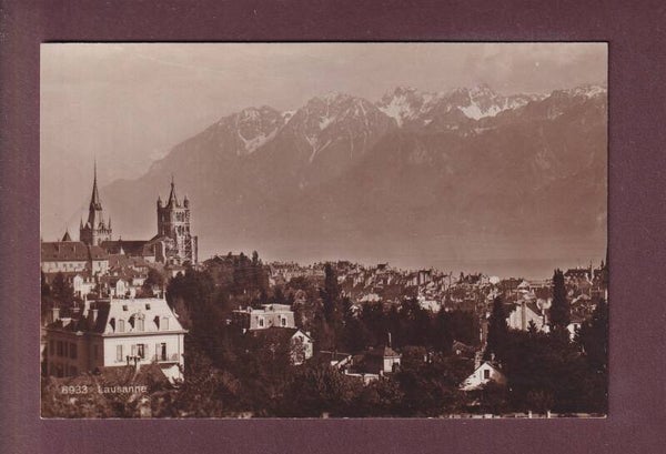 LAUSANNE et les Alpes