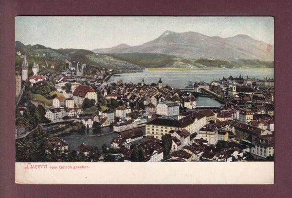 LUZERN vom Gütsch gesehen