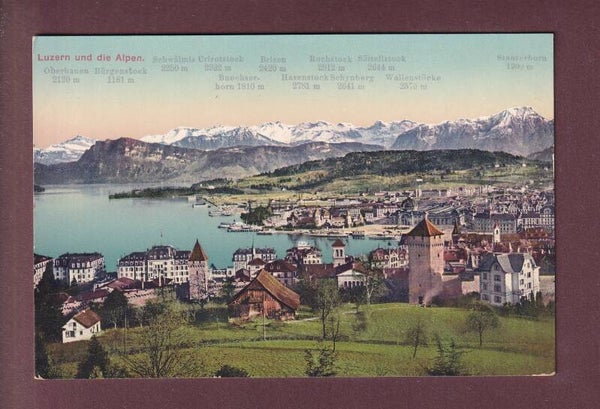 LUZERN und die Alpen