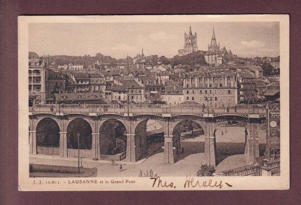 LAUSANNE - Grand Pont - Rue Centrale