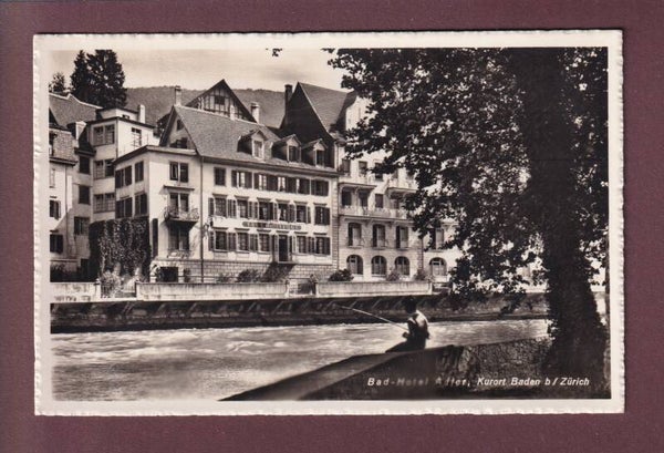 BADEN - Bad-Hotel Adler - Fischer - 1941