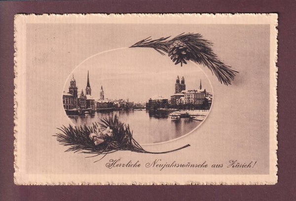ZÜRICH - Schnee - Neujahr - 1913