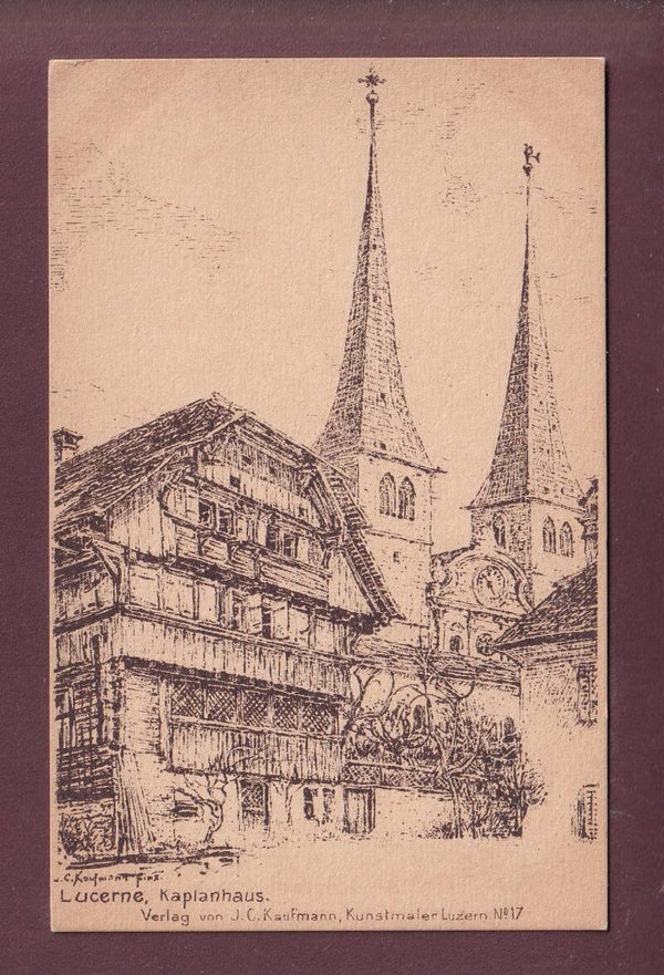 LUZERN - Kaplanhaus - Hofkirche