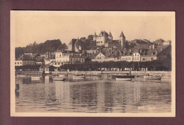 NYON depuis le lac - 1934